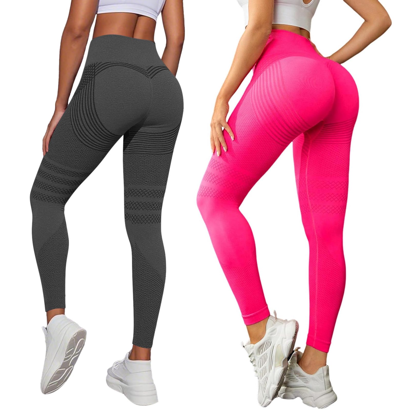 2 Pack Viva Cuerpo Leggings 3D Anticelulíticos Mujer,Leggings Anticelulitis 3D Compresión Lipedema,Leggins Anti Celulitis Deportivos Push Up, Mallas Anticelulitis Mujer Reductores Lipedema — view 11