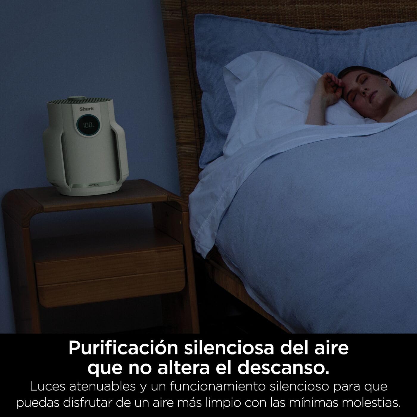 Shark NeverChange, Purificador de Aire, Alcance 23 m², Menta HP072EUGN