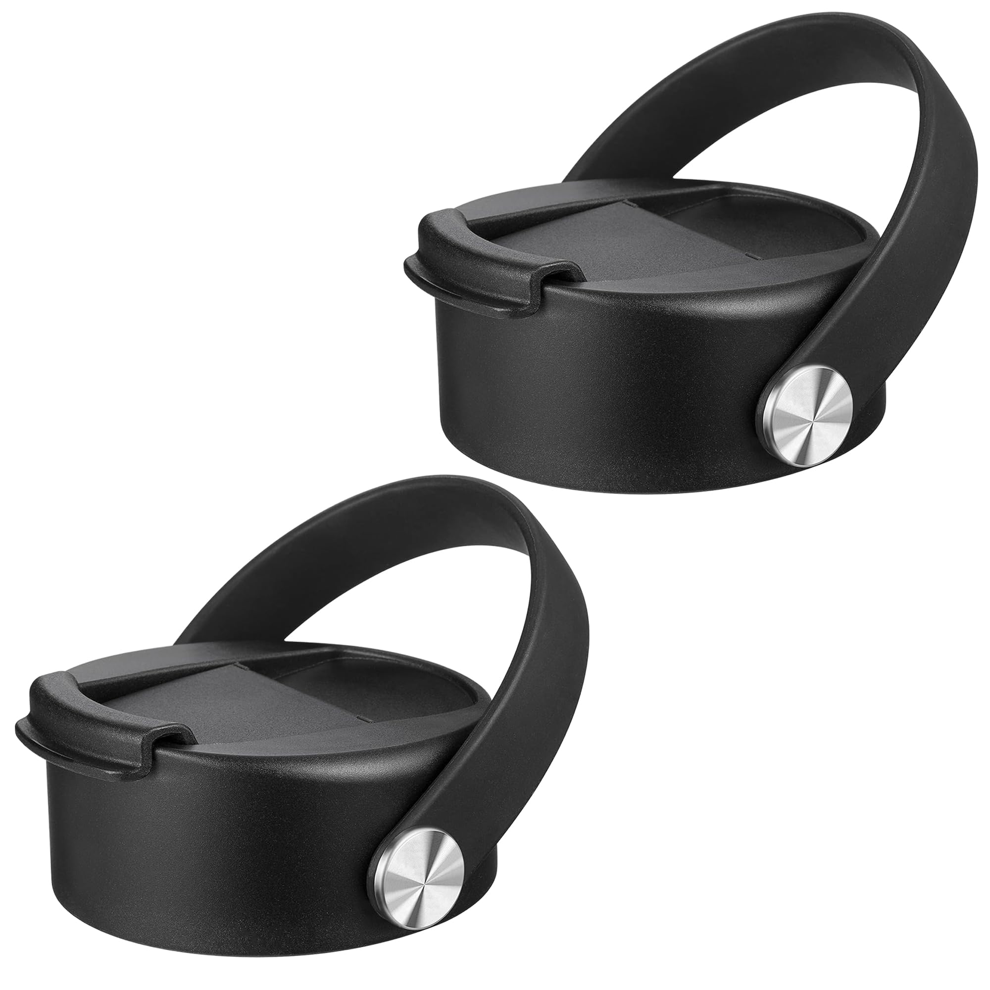 2Pack Flip Lid for Wide Mouth Insulated Sports Water Bottles,Replacement Lids Compatible with Hydro Flask for 12 16 18 20 32 40 oz Wide Mouth Water Bottle