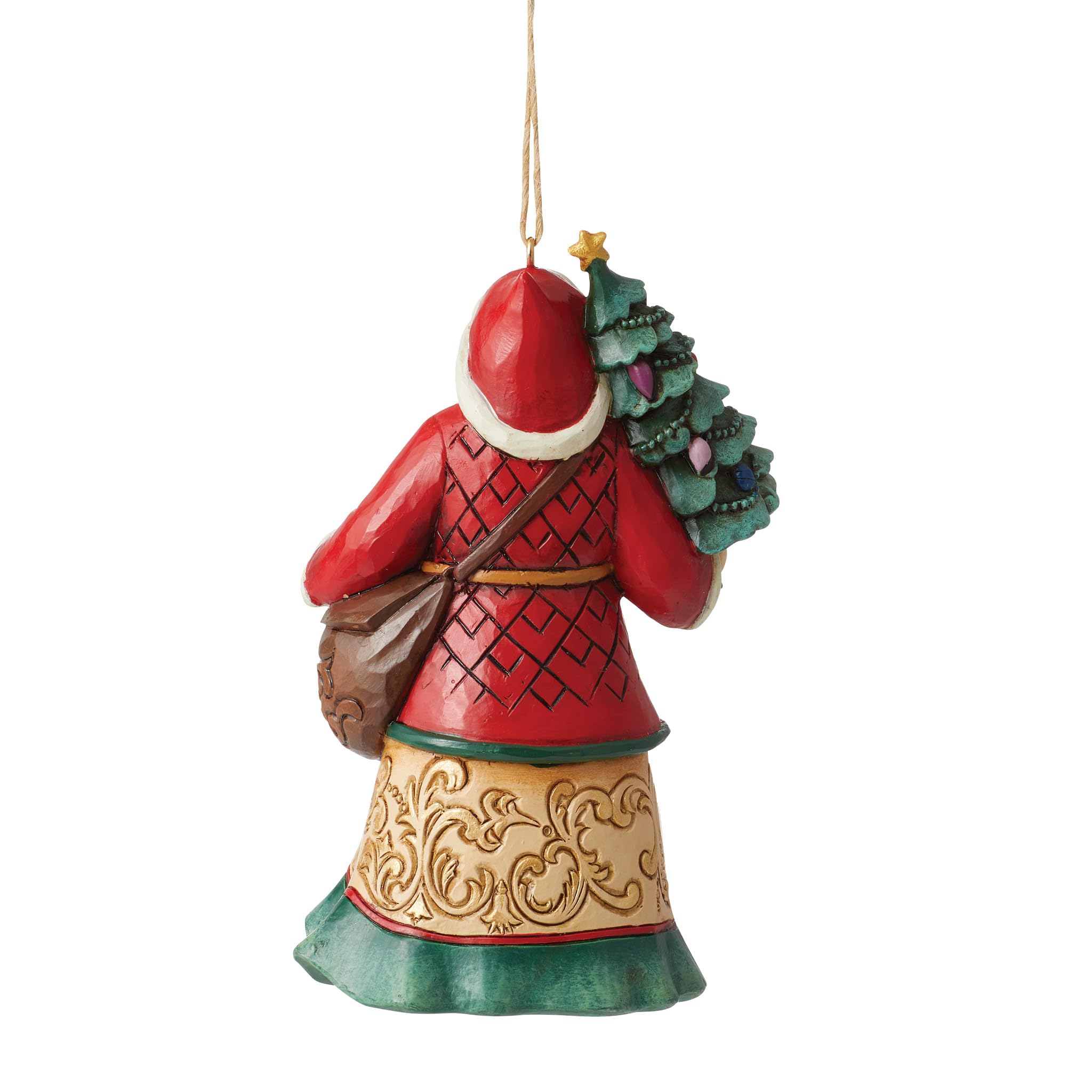 Amazon.co.jp: Enesco Jim Shore サンタ ツリーとおもちゃ袋付き