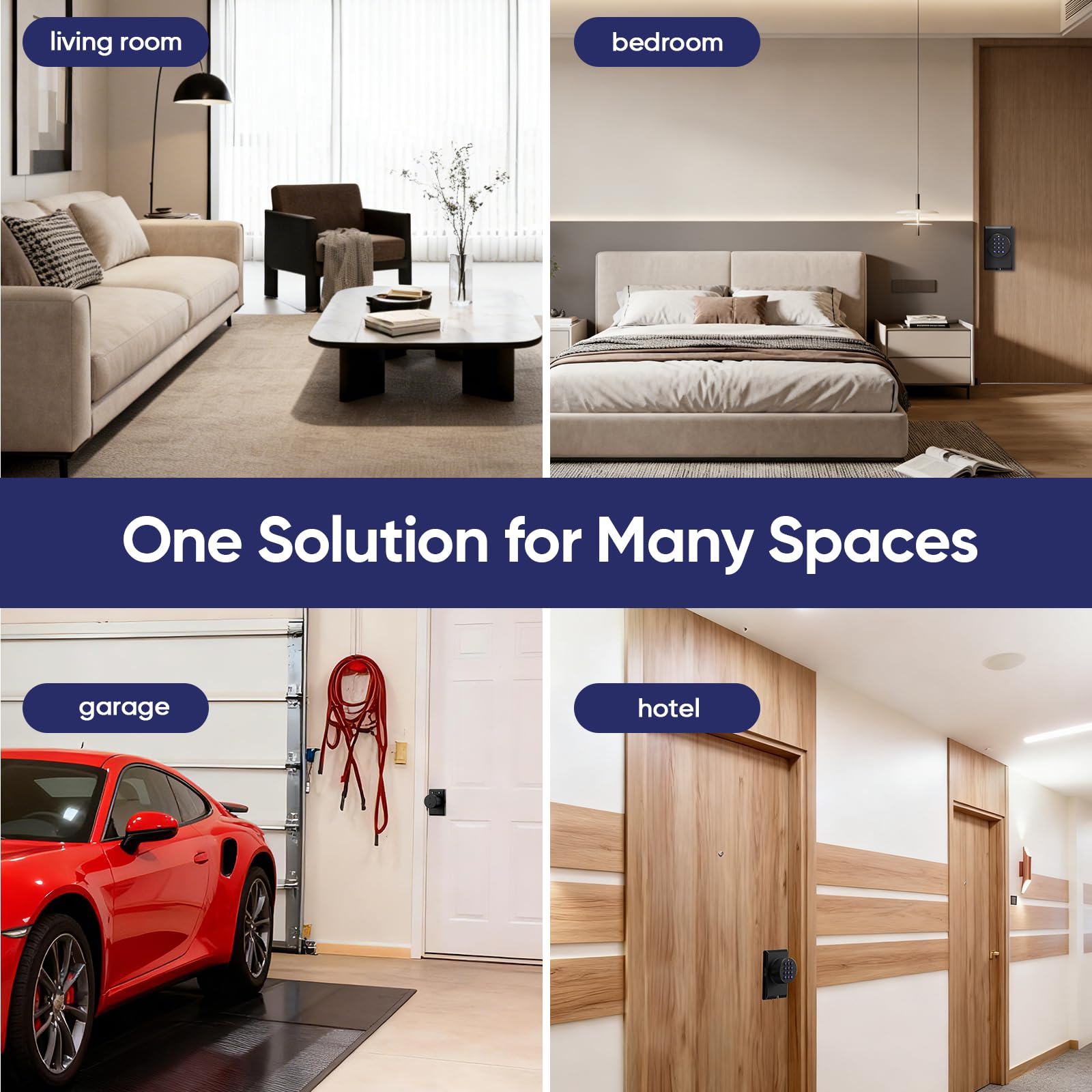Smart Keyless Door Lock - Keypad Entry -6 Smart Keyless Door Lock - Keypad Entry -6