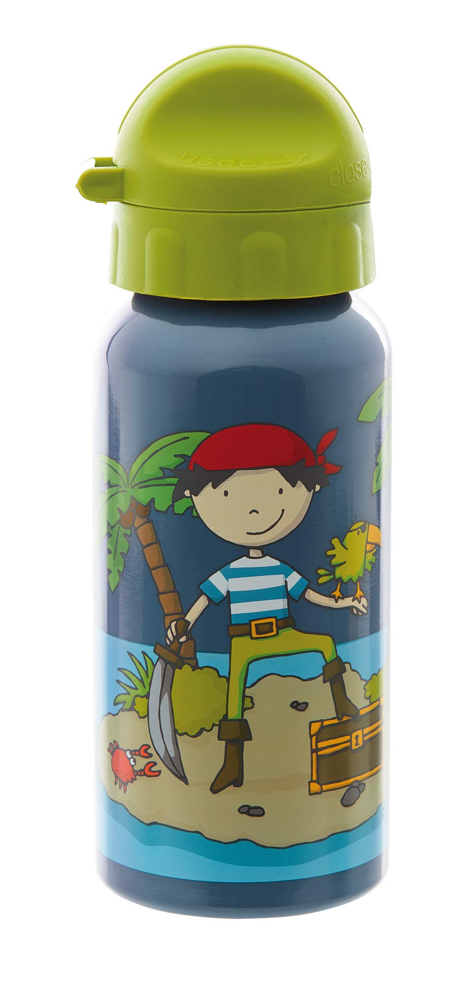 SIGIKID Sigikid25012 Water Bottle, Sammy Samoa' -18 x 7 x 7 cms, Multi Colour, 18 x 7 x 7 cm