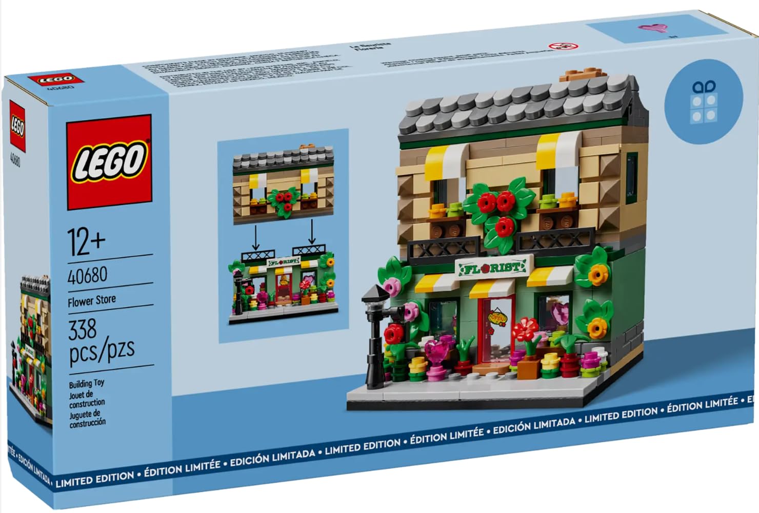 LEGO 40680 Flower Store Limited Edition 2024 12+ 338 Pieces Toy Building Set - Image 2
