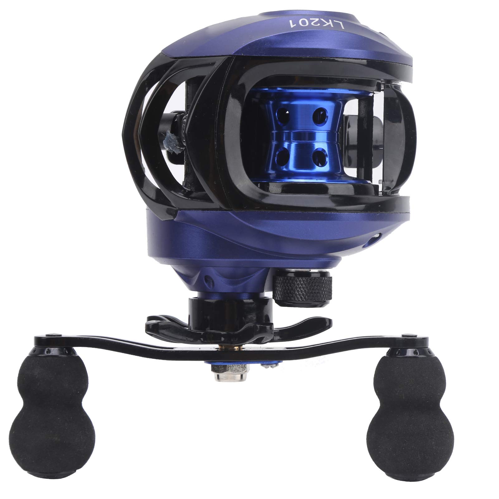 Mulinello da Baitcasting Ad Alta velocità 17+1 Cuscinetti per gli Appassionati di Pesca Blu 1 Pezzo