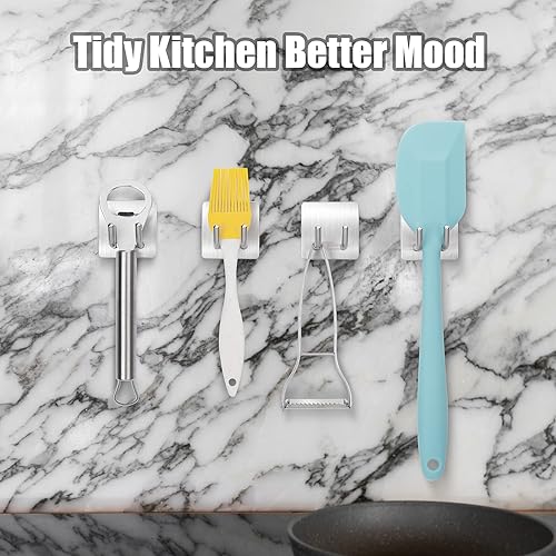 Miniatura 5 de 4 ganchos adhesivos de alta calidad para baño, ganchos autoadhesivos para colgar resistentes, soporte autoadhesivo para pared de ducha inclinada