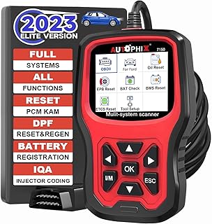2023 Elite AUTOPHIX 7150 Full System Diagnostic Scan Tool Fit for Ford Lincoln Mercury All Function OBD2 Scanner with Engine ABS SRS SAS Oil EPB DPF TPMS Reset Code Reader Battery Registration Tool