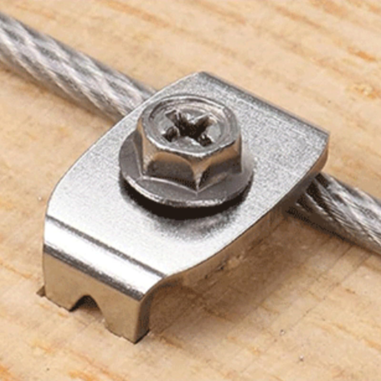 harayaa 50 Piezas Fijador Cerca con Tornillo con Filete Autorroscante Fijador Cerca Adaptador Hexagonal Versátil para Granjas