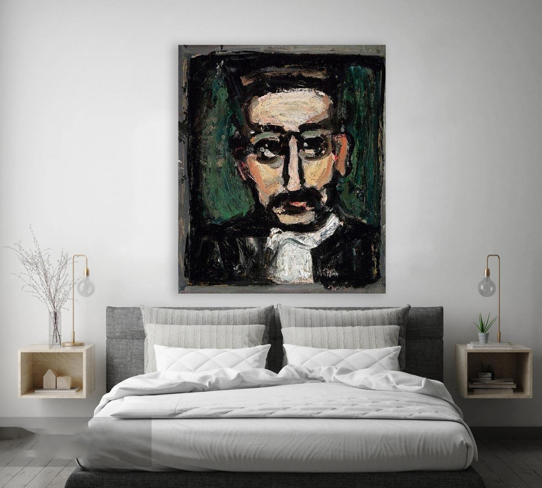 Amazon.co.jp: ジョルジュ・ルオー 有名な絵画の複製。「裁判官