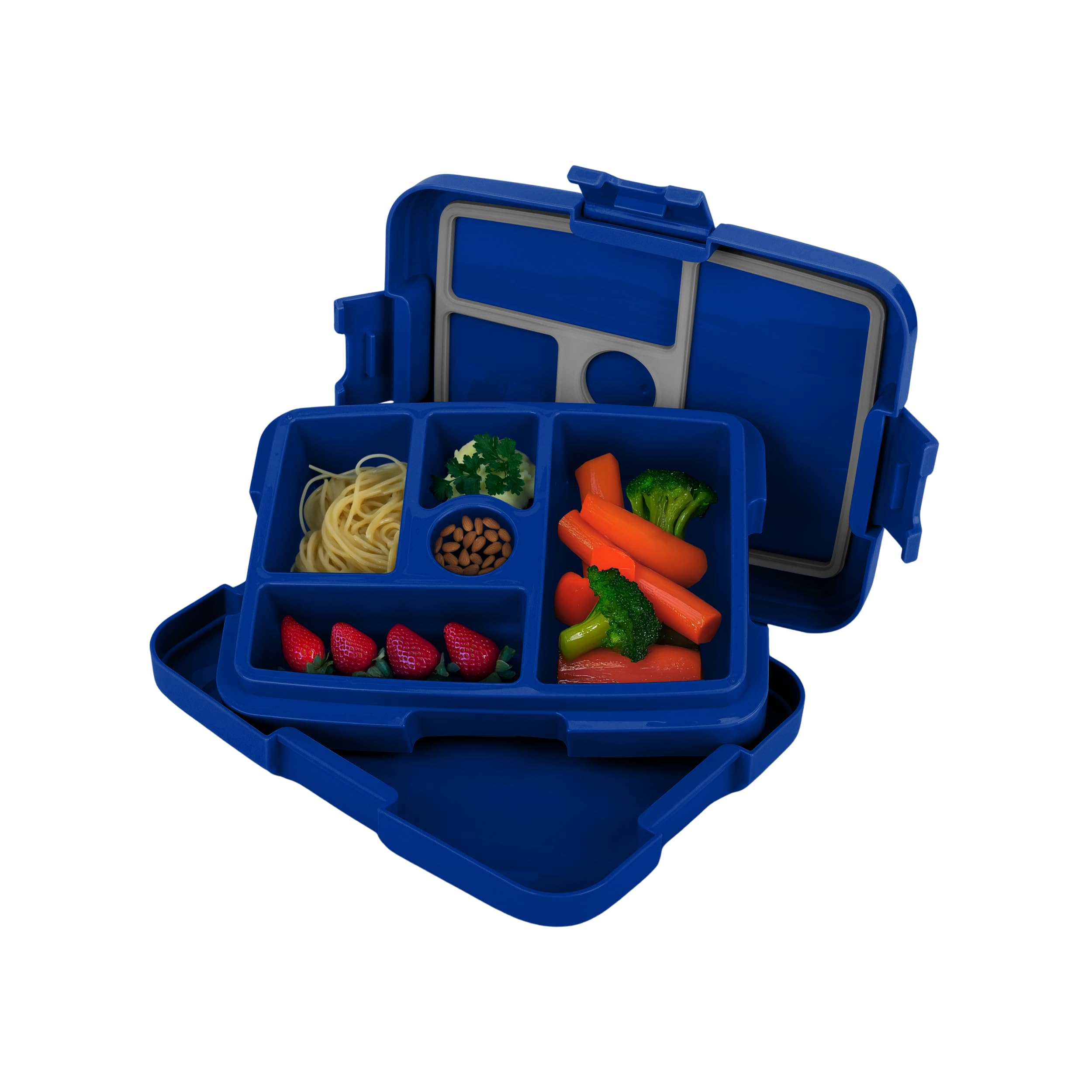 FOCO NBA New York Knicks Boîte à déjeuner Bento étanche à 5 compartiments Motif grand logo de l'équipe de basketball Unisexe