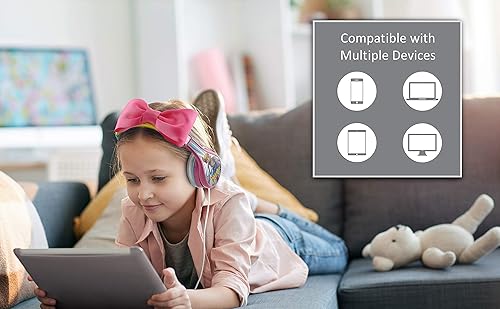 Miniatura 2 de Kids Toy Story 4 Kids - Auriculares Bluetooth para niños Auriculares Bluetooth inalámbricos recargables y plegables con micrófono, 1, Bo Peep -