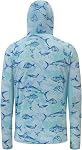 Bassdash UPF 50+ Men’s Fishing Hoodie Shirts with Mask Camo UV Long Sleeve Moisture Wicking FS53M