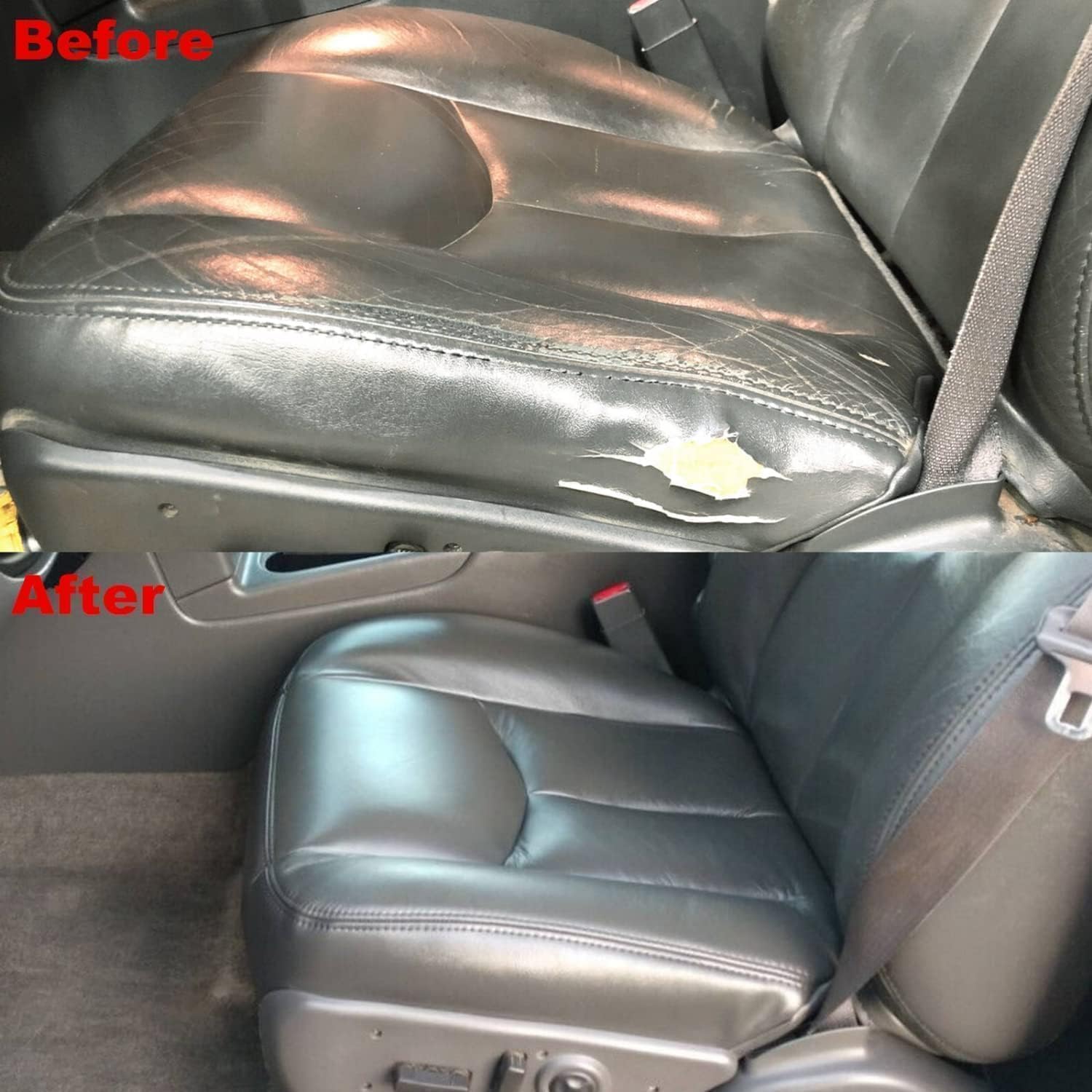 Priprilod Driver & Passenger Side Bottom Replacement Seat Cover Dark Gray 692 or 69i Compatible with Chevy Silverado Tahoe Suburban Avalanche GMC Sierra Yukon XL 2003 2004 2005 2006