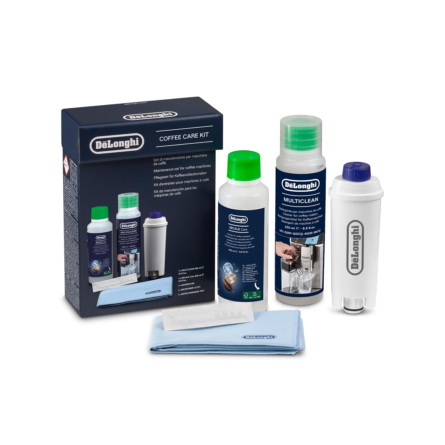 De'Longhi Kit D'Entretien Café - Entretien Machine À Café Decalk Care Kit Coffee Care