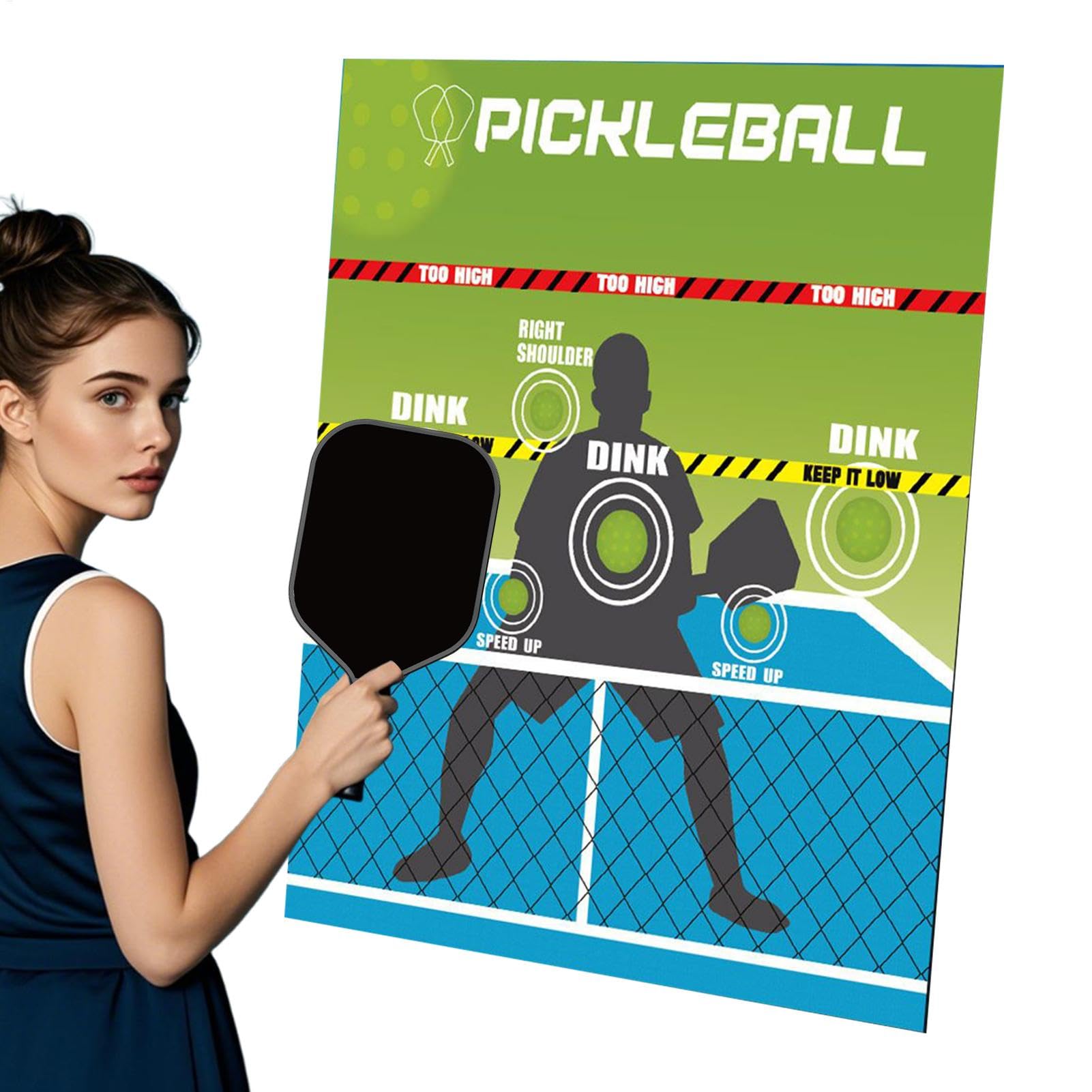 Rebounder pickleball portable mural pour entraînement intérieur extérieur - 8