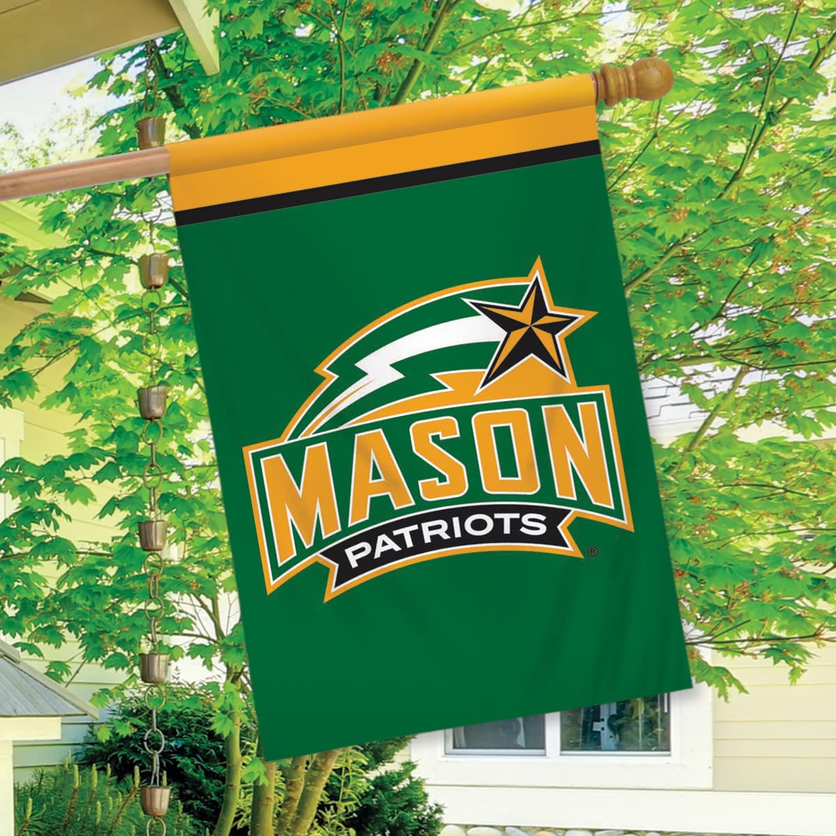 Briarwood Lane George Mason NCAA House Flaga 71 cm x 100 cm