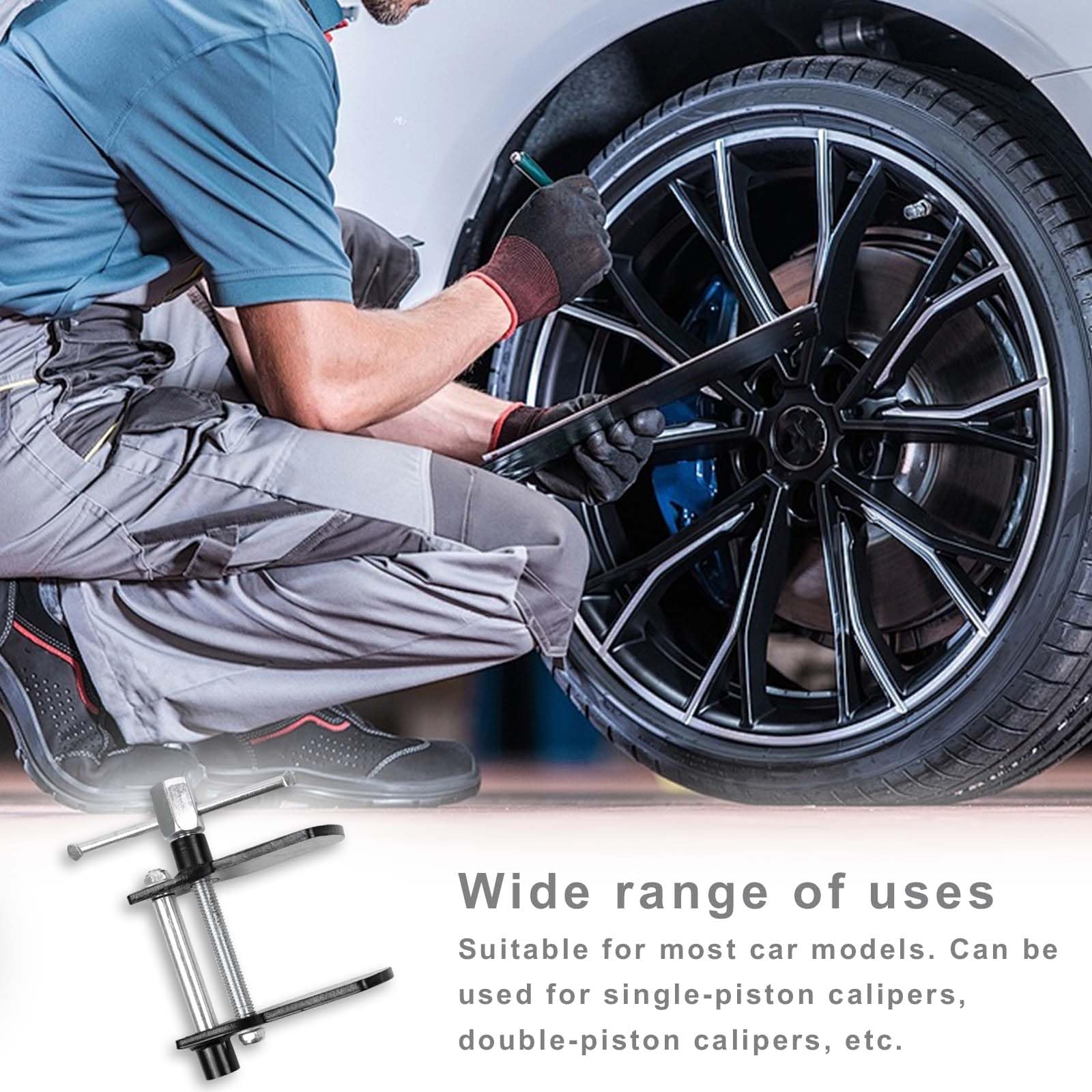 0-75 mm,Instalador de Pastillas de Freno de Disco para Coche, Instalador de Pastillas de Freno de Disco de Coche, Retractor de pistón de Freno, Retractor de pistón de Freno de Coche