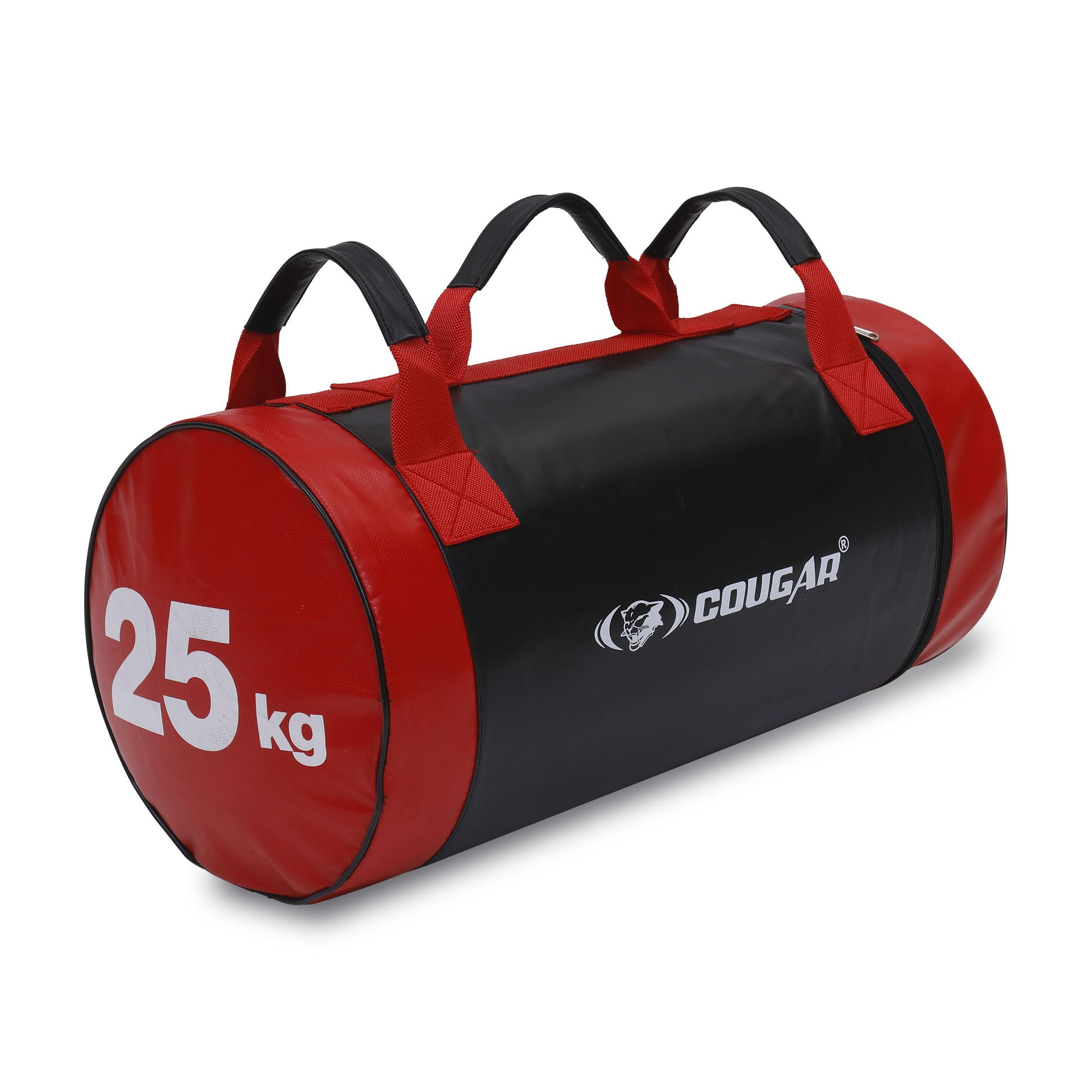 COUGAR 25kg Strength Bag for Core Workout – Heavy Duty Vinyl Weighted Power Bag with Reinforced Nylon Handles – High Density Filled Fitness Sandbag for Crossfit, Squats & Strength Training-image-18