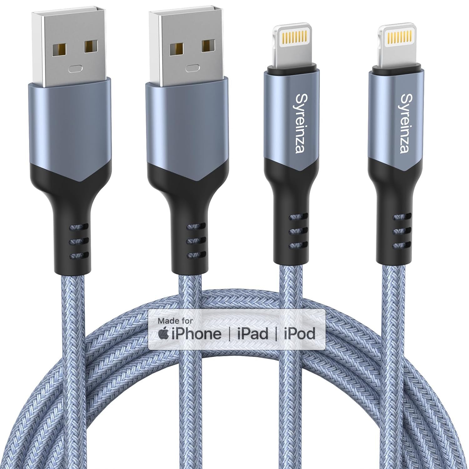 Lot De 300 Câbles De Charge Pour IPhone 5 à X - Longueur 1m - Blanc - Neuf En Gros Pour Pros Ou Usage Intensif