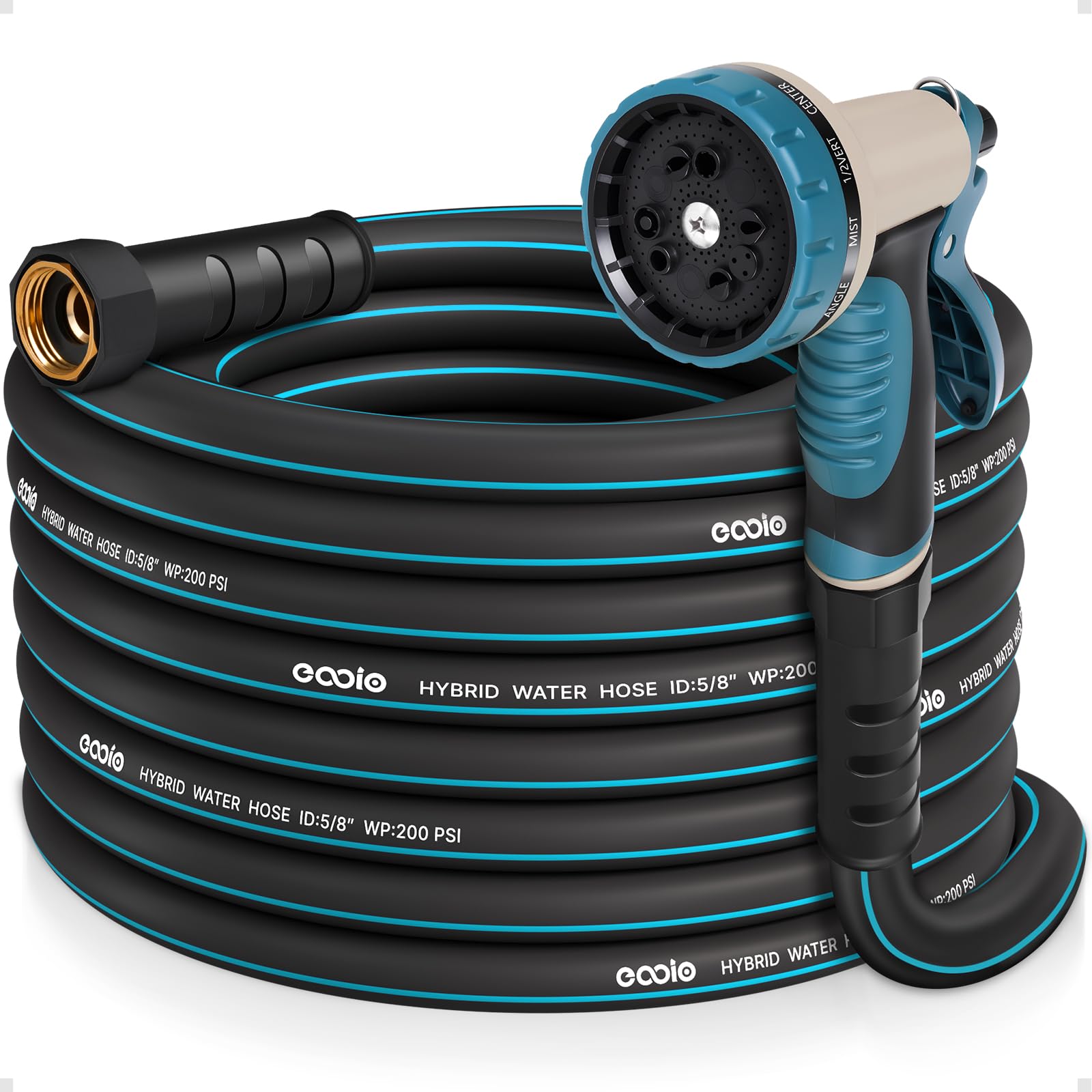 EOOIO Garden Hose 35 ft with Nozzle