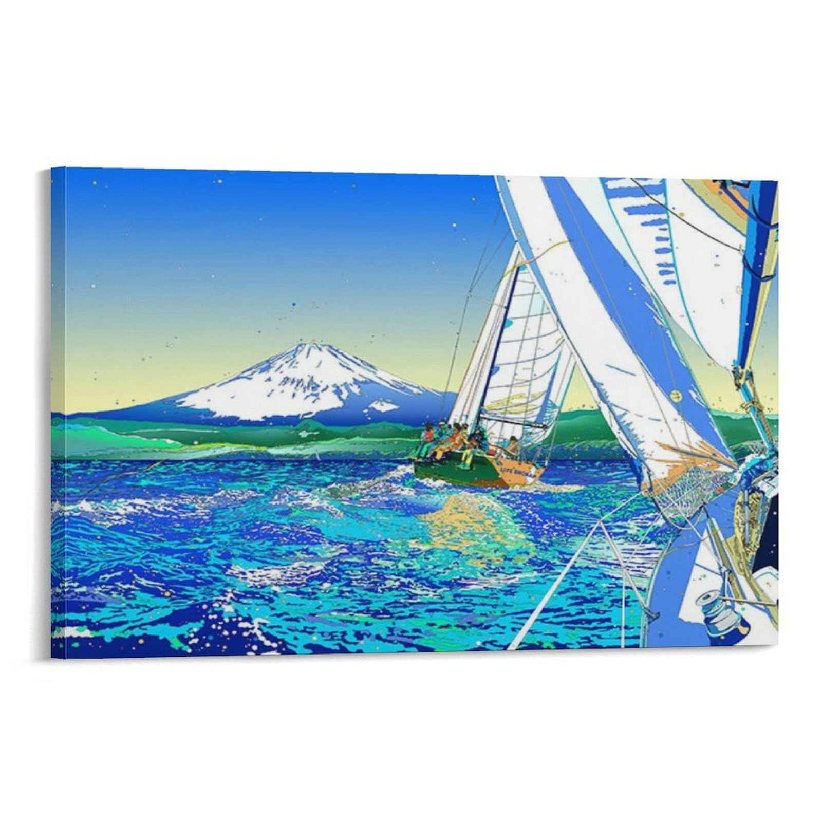 Amazon.co.jp: 鈴木英人の作品 《 アート ポスター湘南に生きる2