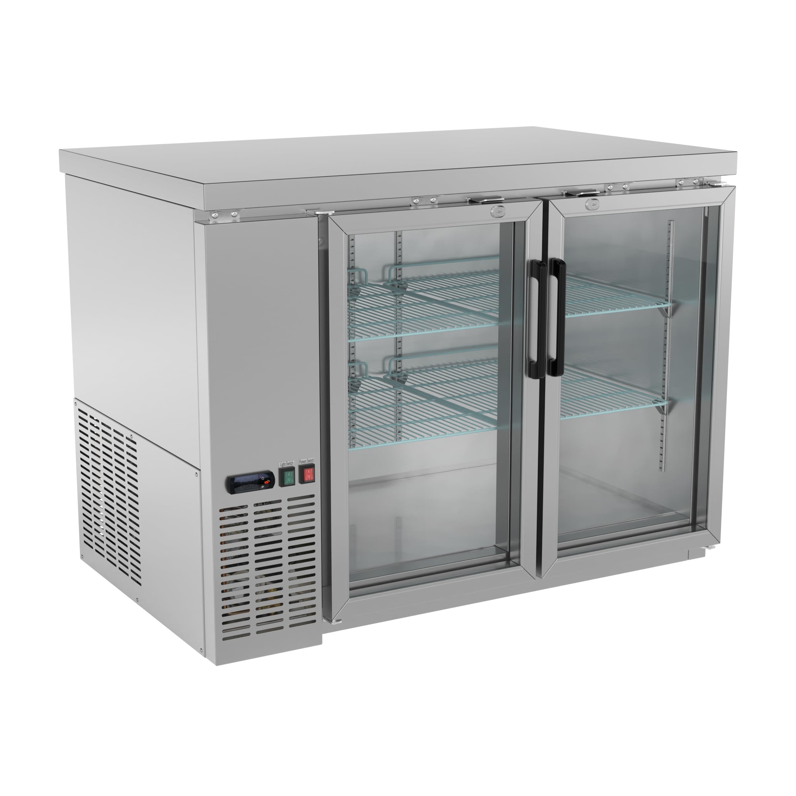 Krollen Industrial UBB-48G-HC-S 13 cu ft Beverage Cooler Black