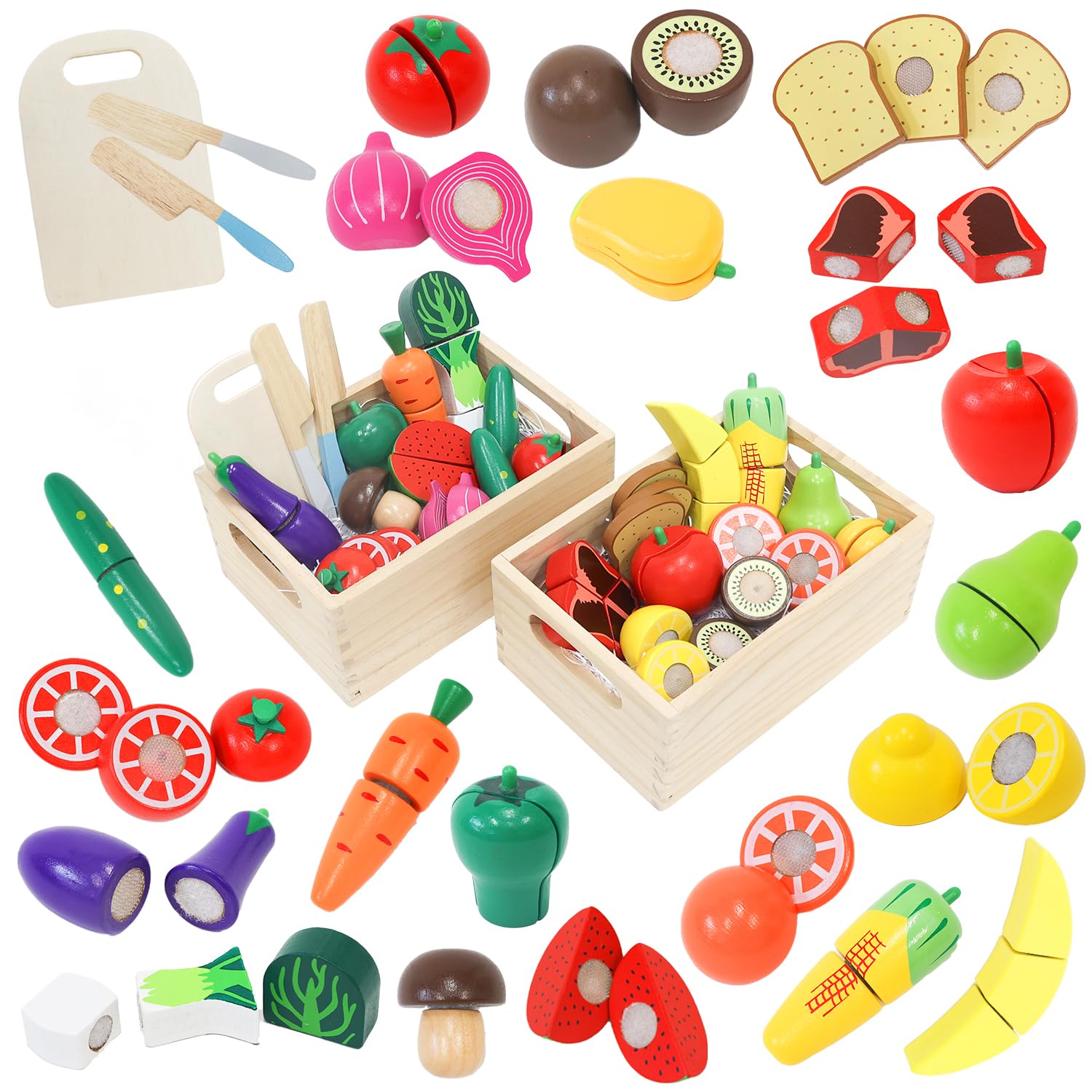 Amazon | [食品衛生法検査済] Rocotto おままごとセット 木製