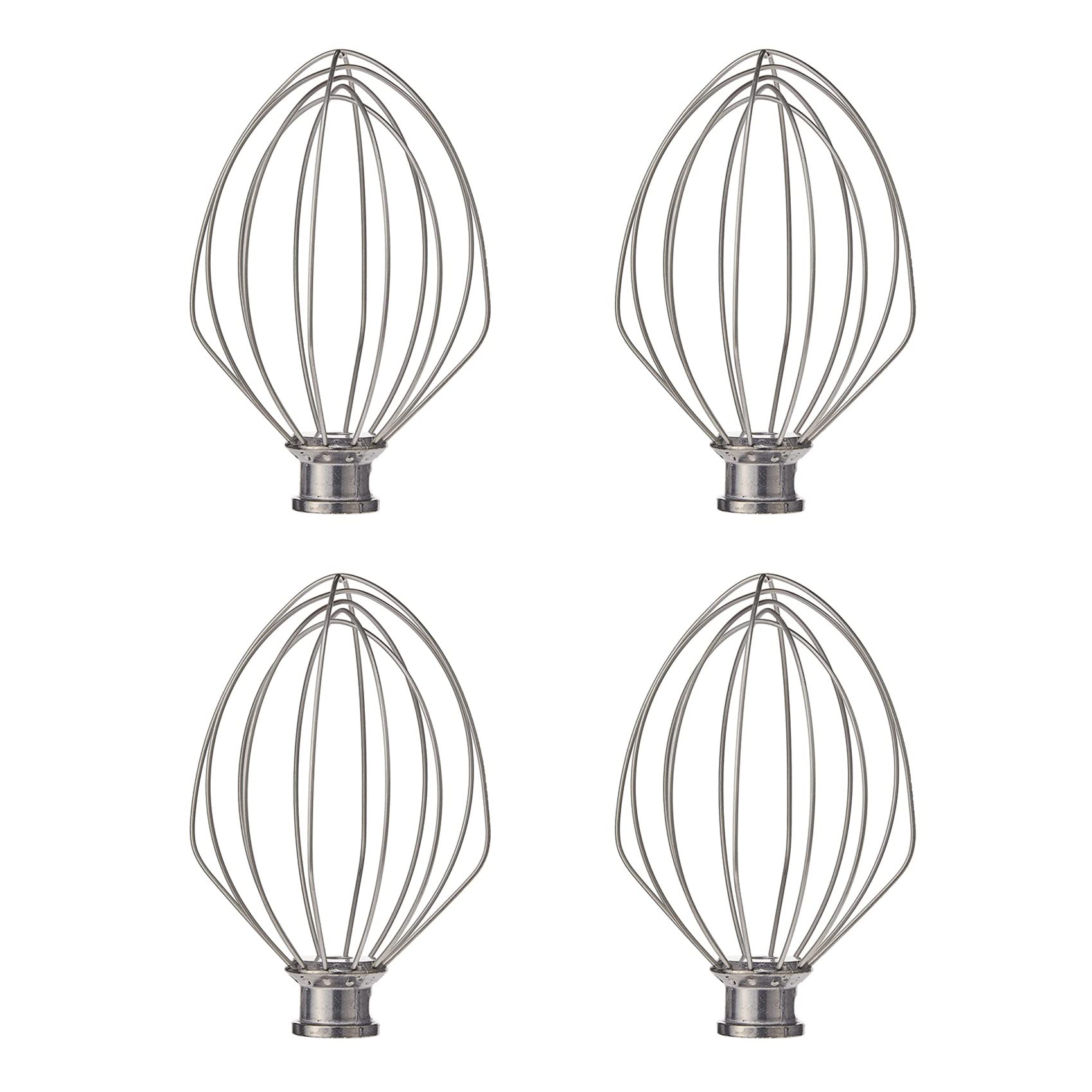 Hndhbfgrt for K5AWW Wire Whip Replacement for Kitchen 5QT 5K5SS 5KPM5 Mixer for 5 Quart Lift Machines Wire Whip 8Pcs