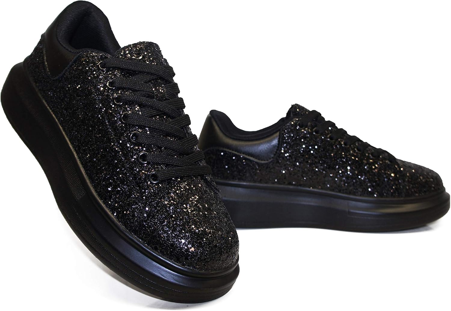 black trainers white sole ladies