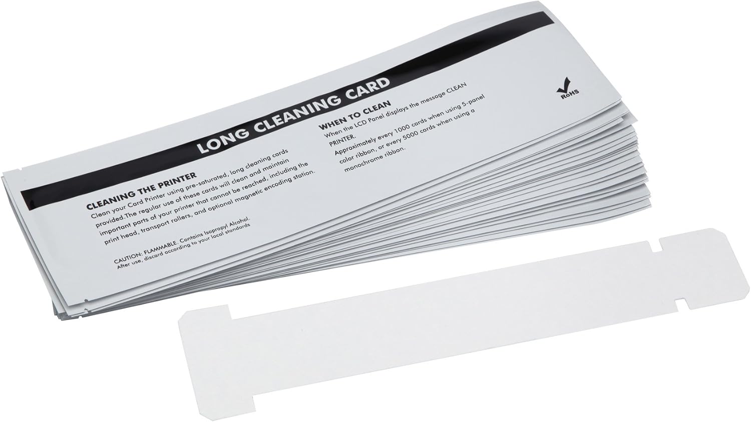 Cleaning Kits CM- 105912-913 for P330i P430i Card Printer, A Pack of 50 Cards
