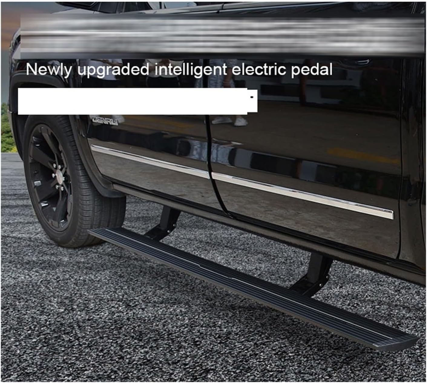 Car Electric Side Step Nerf Bar Running Board Compatible for GMC Sierra 2017-2023(Colorful Light)