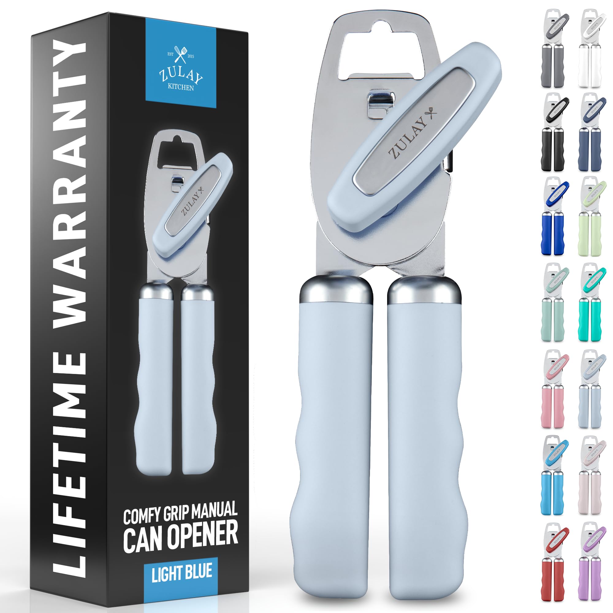 Zulay Kitchen Heavy Duty Stainless Steel Can Opener Manual 