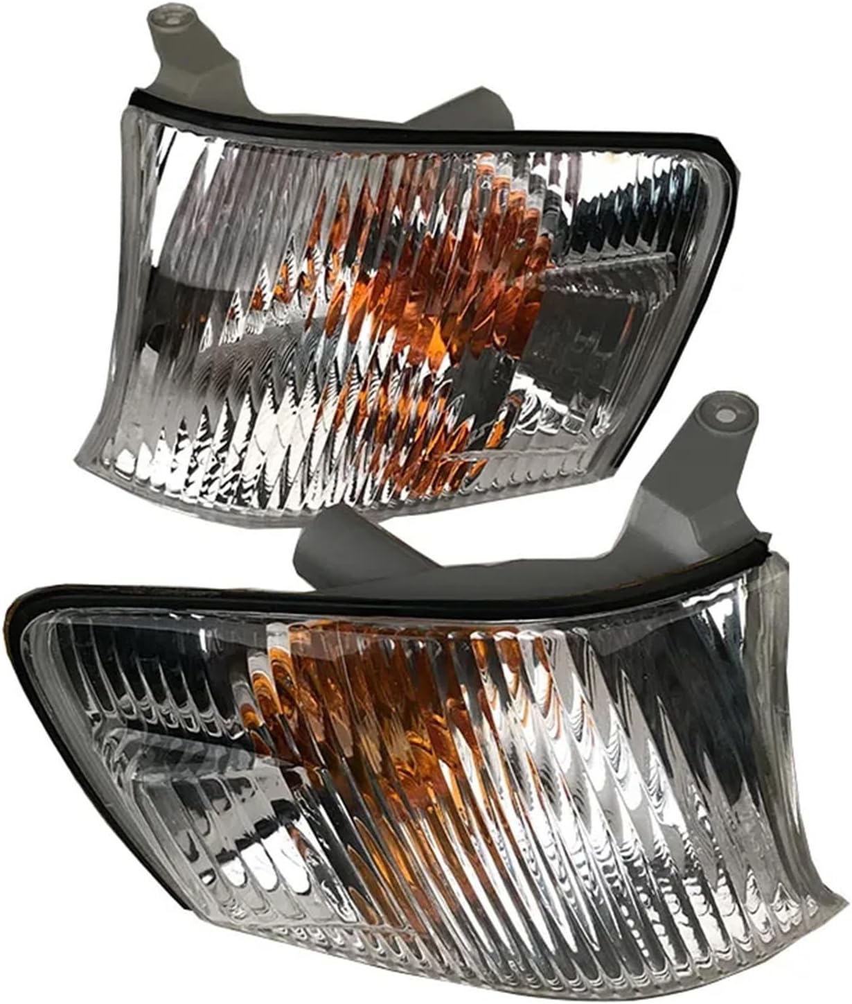 Car Front Turn Signal Lamp for Toyota Chaser GX100 JZX100 Corner Light 1996 1997 1998 1999 2000 2001 with Bulb 2PCS(White)