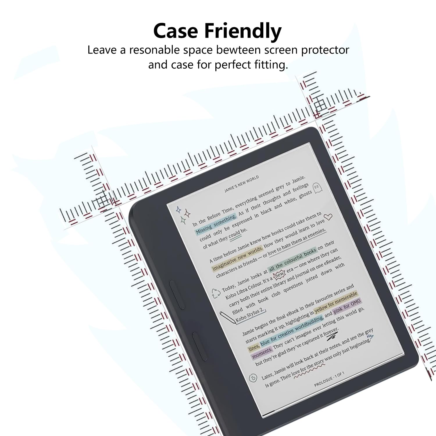 Bruni Screen Protector Compatible With Kobo Libra 2 Protector Film Crystal Clear Protective Film 2x - View #7