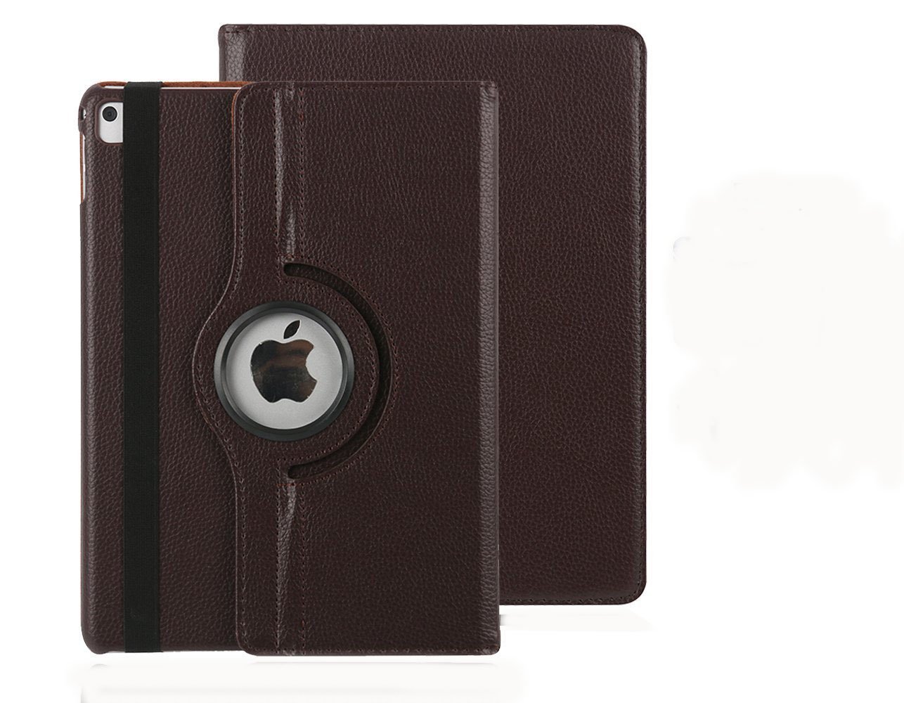 Aavjo 360° Degree Swivel Rotating Multi Angle stand PU Leather Screen protective Smart book folio flip carry back case cover for Apple iPad 9.7 Inch (2017 & 2018 Released ) ( Model : A1822 A1823 A1893 A1954 ) (Dark Brown) (B0764GCTJW) Amazon Price History, Amazon Price Tracker