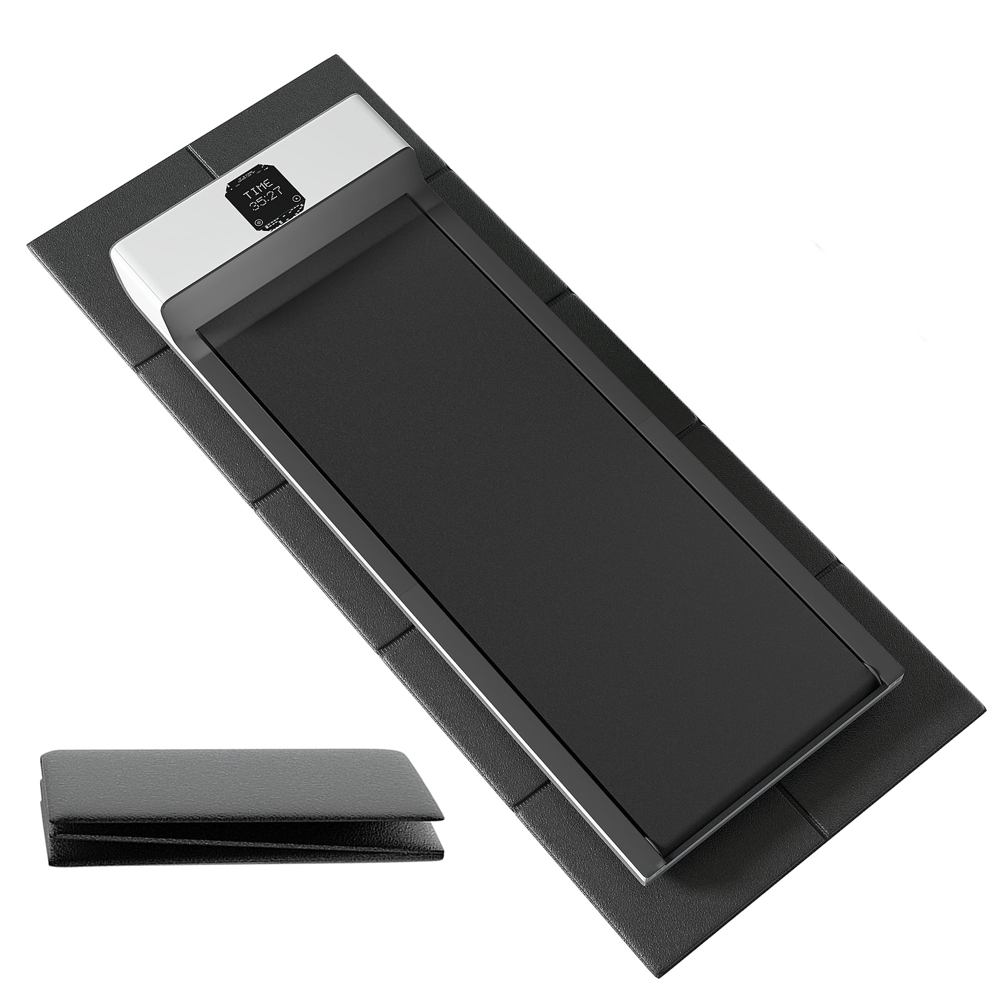 Foldable Treadmill Walking Pad Mat for Carpet Floors,63" x 30" 6mm Thick Treadmill Mat for Hardwood Floor Protector, Indoor Exercise Stationary Bike,Elipitial, Gym Equipment, Noise Shock Absorption