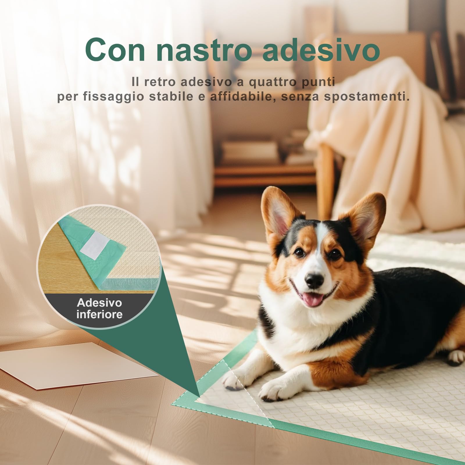 Gardner Pet Tappetini Igienici Assorbenti Monouso per Cani, 94x56cm – Super Assorbenti, Anti-Perdita e Adesivi Antiscivolo, Ideali per Addestramento Cuccioli (30 Pezzi)