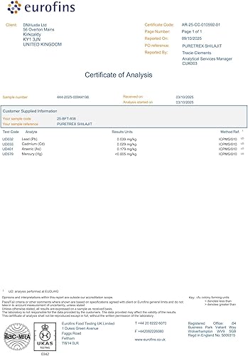 Miniatura 8 de Cápsulas Shilajit Seamoss con melena de león, Ashwagandha y Cordyceps - 120 cápsulas veganas para energía, concentración y bienestar