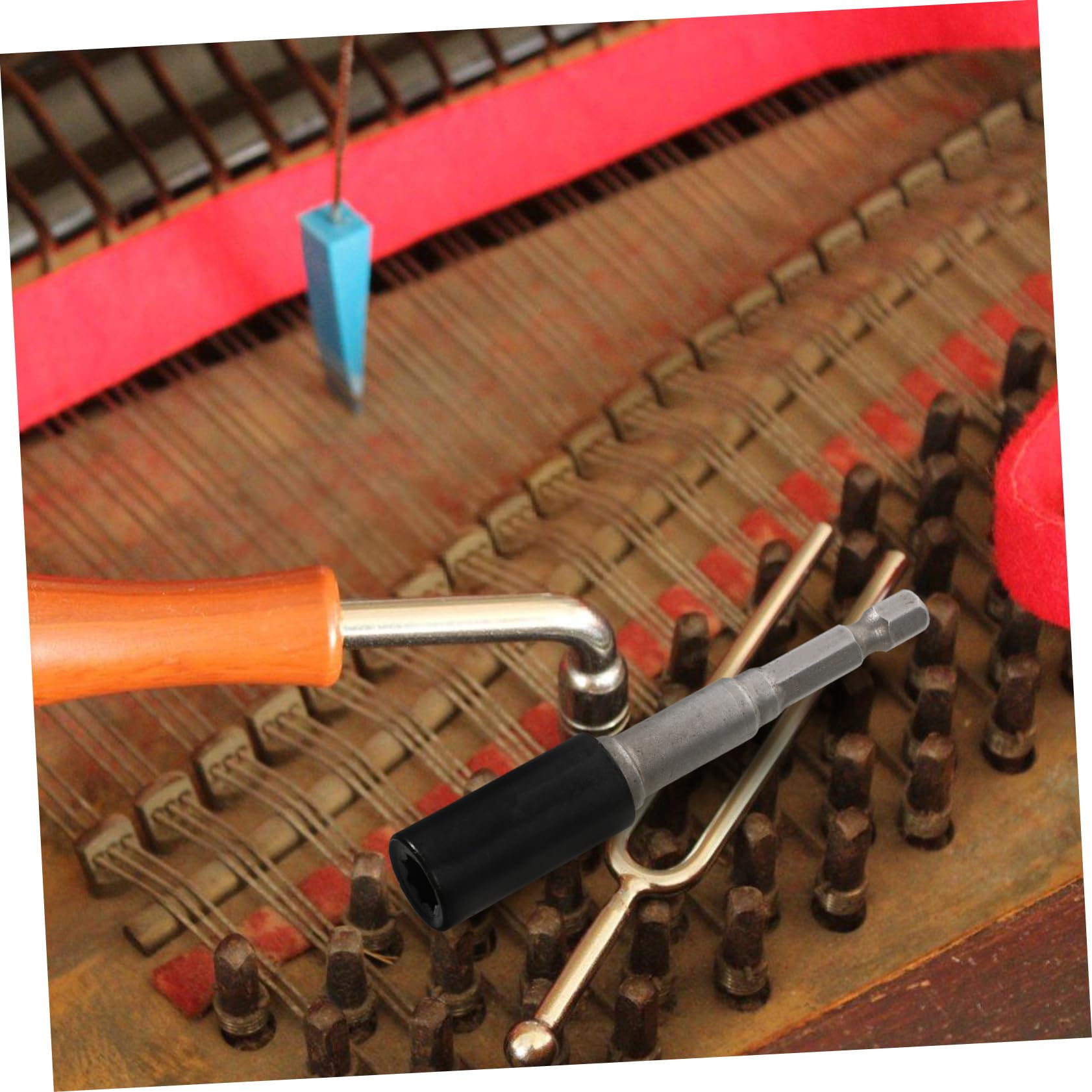 ibasenice 4ensembles Outil Piano Pratique Douille De Pin Accordage Outil De Réparation De Piano Portable Kit Pour Musiciens