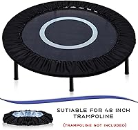Vista 2 de Cubierta de resorte para trampolín, cubierta de seguridad de repuesto para trampolín pequeño, tela Oxford 600D, opcional para reparable, marco