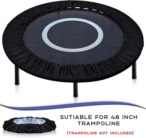 Miniatura 2 de Cubierta de resorte para trampolín, cubierta de seguridad de repuesto para trampolín pequeño, tela Oxford 600D, opcional para reparable, marco