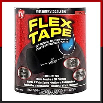 FEXME Flex Tape PVC Rubberized Waterproof Tape Water Leakage Seal Silicon Sealant Super Strong Adhesive Tape For Water Tank Sink Sealant for Gaps 4