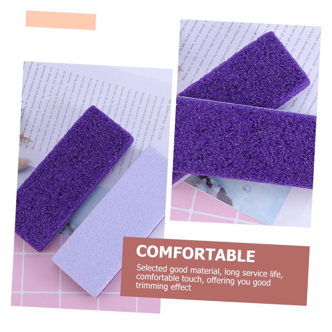 FRCOLOR 20pezzi Piedi Lavica Esfolianti Per Calli e Morta Strumenti Pratici Per La Dei Piedi Facili Da Trasportare e Utilizzare Materiale Resistente e Della