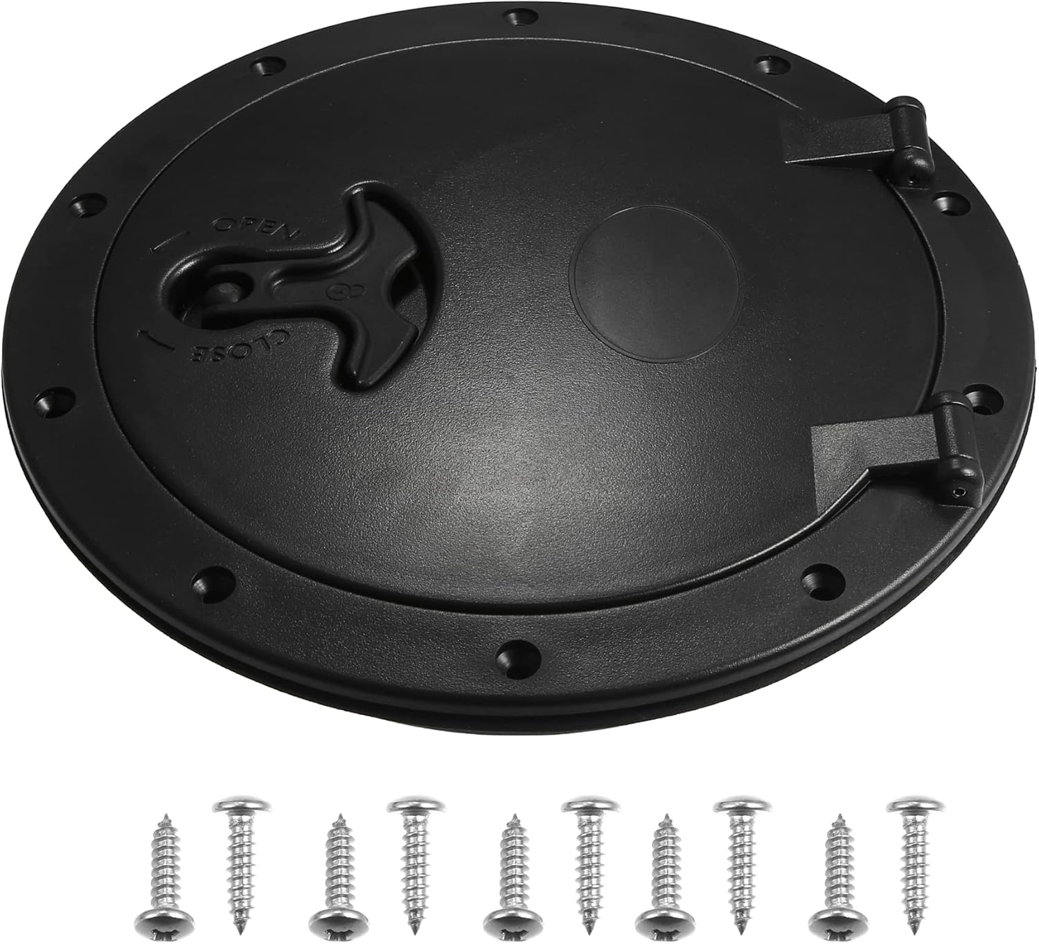 X AUTOHAUX 1 Set 8 Inch Boat Inspection Deck Plate Hatch