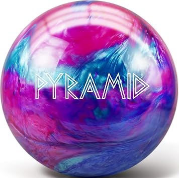 Pyramid Path Polyester Bowling Ball - Customizable with Basic Drilling Options - Great for Spare Shooting, League, Recreational, Straight Bowlers - Beginner Entry Level & Kids