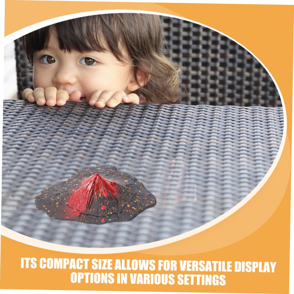 Alipis 6pcs Volcano Model Artificial Volcano Model Volcanic Craft Volcanic Ornament Decor