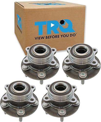 Vista 632 de TRQ Juego de 2 rodamientos y bujes de rueda trasera izquierda y derecha compatible con Ford Expedition 2007-2010 Lincoln Navigator 2007-2010