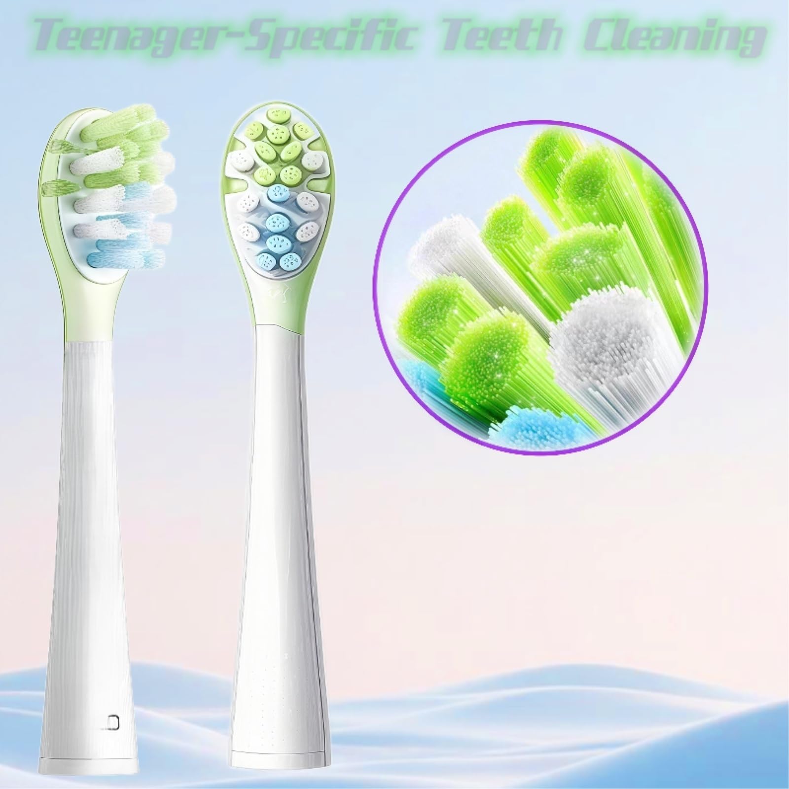 Accesorios Para Cepillos De Dientes Eléctricos Cabezal De Cepillo De Dientes - Compatible Para Usmile T10 Q20 Cepillo De Dientes Eléctrico De La Serie Completa(4pcs)