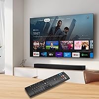 Vista 2 de Control remoto para Vizio Smart TV, paquete de 2 unidades de control universal de repuesto para control remoto Vizio TV, compatible con VIZIO All