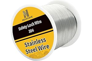 304 Stainless Steel Wire Spool for Jewelry Making (920Ft, 0.5MM)
