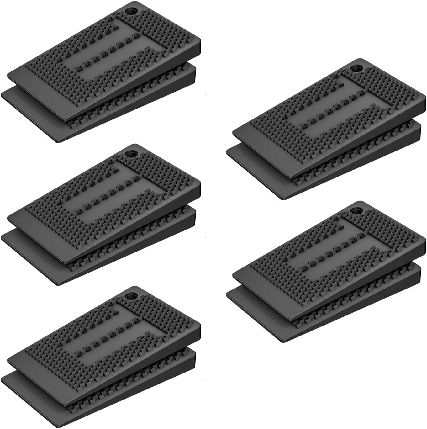 10 Pieces Table Wedges Furniture Pads for Washing Machine Table Refrigerator